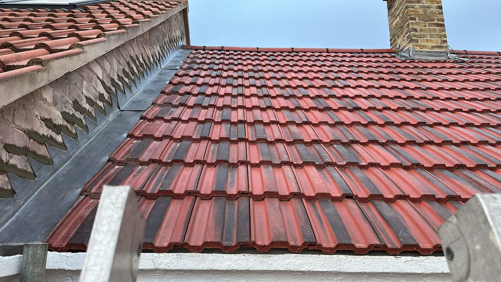 Roof batten installation work