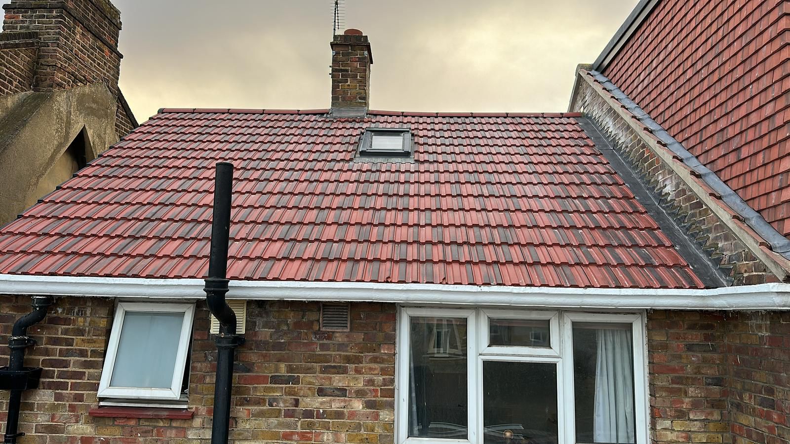 Professional roofing work