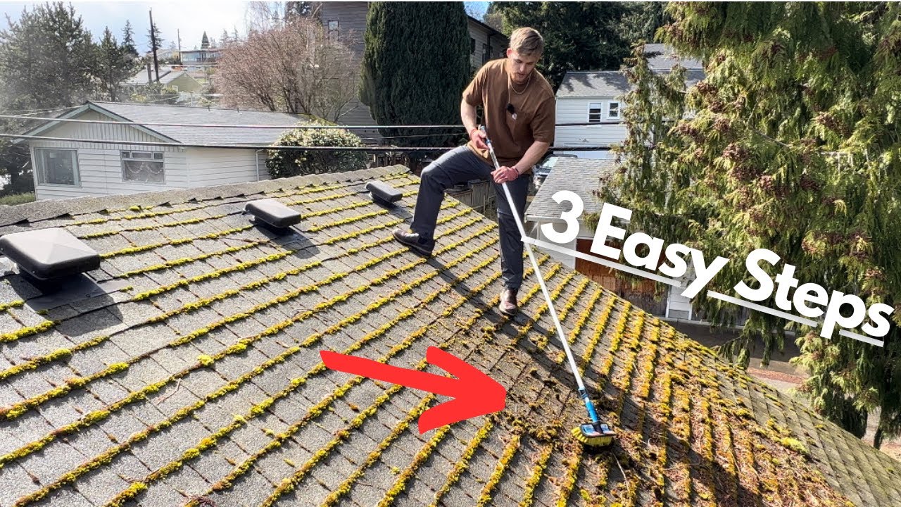 Moss Removal — Prestige Roofing